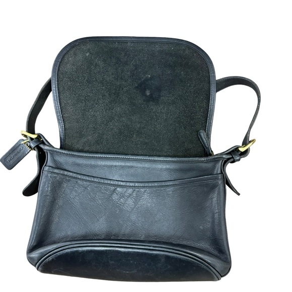 VINTAGE COACH FLETCHER black Bag 4150 Crossbody Black - Picture 6 of 12